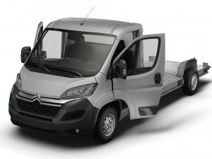 Citroen Jumper 3540 L4 PlatformCab HQInterior 2023 Modèle 3D