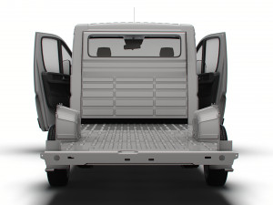 Citroen Jumper 3540 L4 PlatformCab HQInterior 2023 Modèle 3D