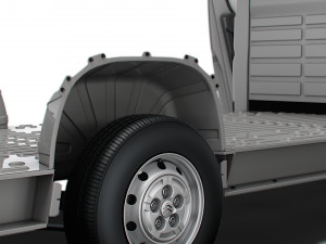 Citroen Jumper 3540 L4 PlatformCab HQInterior 2023 Modèle 3D