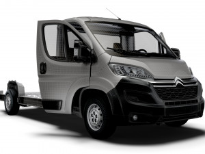 Citroen Jumper 3540 L4 PlatformCab HQInterior 2023 Modèle 3D