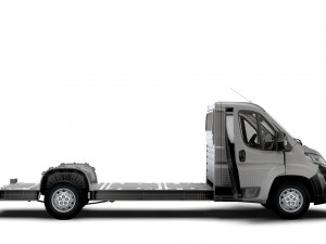 Citroen Jumper 3540 L4 PlatformCab HQInterior 2023 Modèle 3D