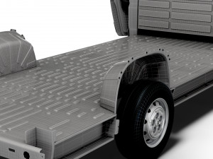 Citroen Jumper 3540 L4 PlatformCab HQInterior 2023 Modèle 3D