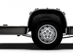 Citroen Jumper 3540 L4 PlatformCab HQInterior 2023 Modèle 3D