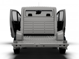 Citroen Jumper 3540 L4 PlatformCab HQInterior 2023 Modèle 3D
