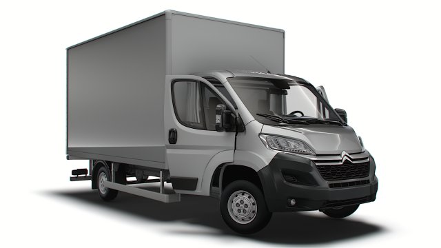 Citroen Jumper Box HQInterior 4300WB 2023 3D Model .c4d .max .obj .3ds .fbx .stl .blend 