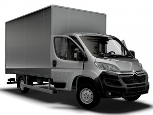 Citroen Jumper Box HQInterior 4300WB 2023 3D Model