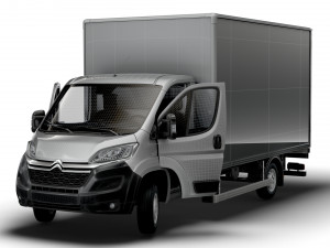Citroen Jumper Box HQInterior 4300WB 2023 3D Model
