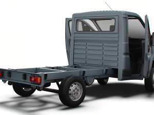 Citroen Jumper Chassis HQInterior SCab 3000WB 2023 3D-Modell