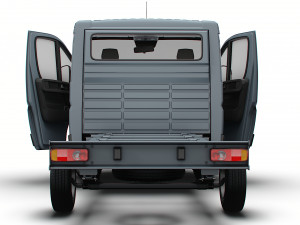 Citroen Jumper Chassis HQInterior SCab 3000WB 2023 3D-Modell
