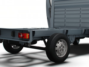 Citroen Jumper Chassis HQInterior SCab 3000WB 2023 3D-Modell