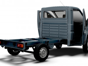 Citroen Jumper Chassis HQInterior SCab 3000WB 2023 3D-Modell