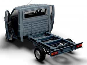 Citroen Jumper Chassis HQInterior SCab 3000WB 2023 3D Model