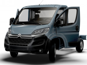 Citroen Jumper Chassis HQInterior SCab 3000WB 2023 3D-Modell