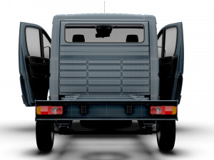 Citroen Jumper Chassis HQInterior SCab 3000WB 2023 3D-Modell