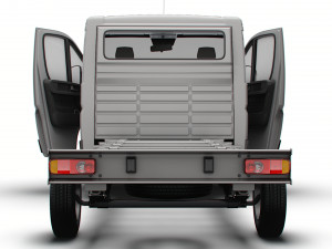 Citroen Jumper Chassis HQInterior SCab 3800WB 2023 3D मॉडल
