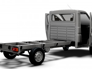 Citroen Jumper Chassis HQInterior SCab 3800WB 2023 3D मॉडल