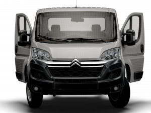 Citroen Jumper Chassis HQInterior SCab 3800WB 2023 3D मॉडल