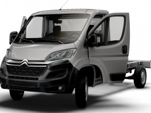 Citroen Jumper Chassis HQInterior SCab 3800WB 2023 3D मॉडल