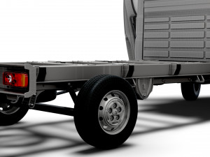 Citroen Jumper Chassis HQInterior SCab 3800WB 2023 3D मॉडल