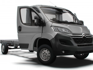 Citroen Jumper Chassis HQInterior SCab 4035WBXL 2023 3D 模型