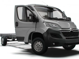Chassi Citroen Jumper HQ Interior SCab 4035WBXL 2023 Modelo 3D