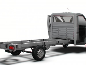 Citroen Jumper Chassis HQInterior SCab 4035WBXL 2023 3D 模型