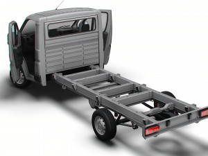 Citroen Jumper Chassis HQInterior SCab 4035WBXL 2023 3D 模型