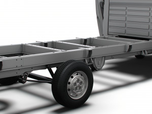Citroen Jumper Chassis HQInterior SCab 4035WBXL 2023 3D 模型