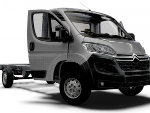 Citroen Jumper Chassis HQInterior SCab 4035WBXL 2023 3D 模型
