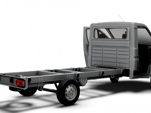 Citroen Jumper Chassis HQInterior SCab 4035WBXL 2023 3D 模型