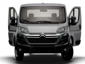 Citroen Jumper Chassis HQInterior SCab 4035WBXL 2023 3D 模型