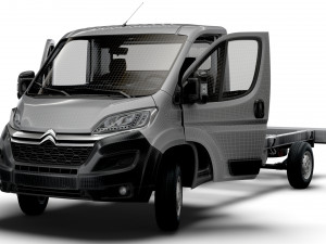 Citroen Jumper Chassis HQInterior SCab 4035WBXL 2023 3D 模型