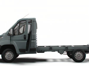 Citroen Jumper Chassis Truck SCab 3450WB HQInterior 2023 3D Model