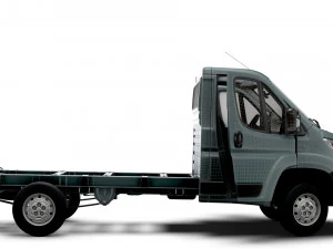 Citroen Jumper Chassis Truck SCab 3450WB HQInterior 2023 3D Model