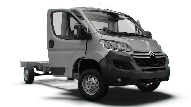 Citroen Jumper Chassis Truck SCab 4035WB HQInterior 2023 3Dモデル .c4d .max .obj .3ds .fbx .stl .blend 