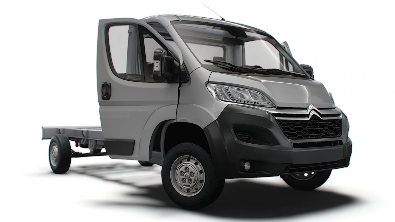 Citroen Jumper Chassis Truck SCab 4035WB HQInterior 2023 3D Model .c4d .max .obj .3ds .fbx .stl .blend 