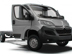 Caminh&atilde;o Chassi Citroen Jumper SCab 4035WB HQInterior 2023 Modelo 3D