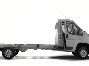 Citroen Jumper Chassis Truck SCab 4035WB HQInterior 2023 3Dモデル