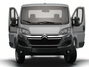 Citroen Jumper Chassis Truck SCab 4035WB HQInterior 2023 3Dモデル