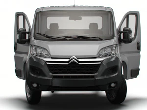 Citroen Jumper Chassis Truck SCab 4035WB HQInterior 2023 3D Model