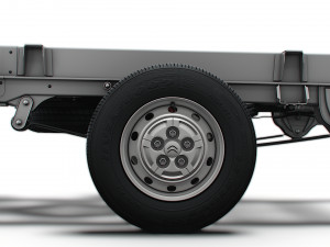 Citroen Jumper Chassis Truck SCab 4035WB HQInterior 2023 3Dモデル