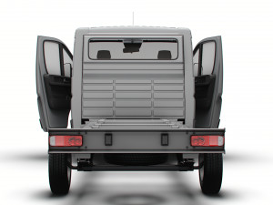 Citroen Jumper Chassis Truck SCab 4035WB HQInterior 2023 3Dモデル