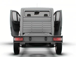 Citroen Jumper Chassis Truck SCab 4035WB HQInterior 2023 3D Model