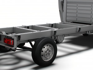Citroen Jumper Chassis Truck SCab 4035WB HQInterior 2023 3Dモデル