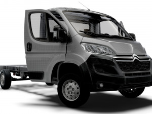 Citroen Jumper Chassis Truck SCab 4035WB HQInterior 2023 3Dモデル
