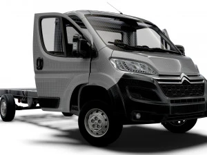 Citroen Jumper Chassis Truck SCab 4035WB HQInterior 2023 3D Model