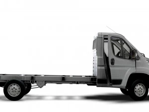 Citroen Jumper Chassis Truck SCab 4035WB HQInterior 2023 3D Model