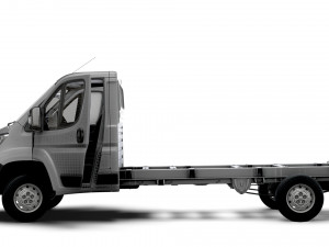 Citroen Jumper Chassis Truck SCab 4035WB HQInterior 2023 3Dモデル