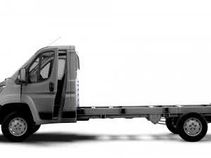 Citroen Jumper Chassis Truck SCab 4035WB HQInterior 2023 3D Model