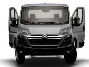 Citroen Jumper Chassis Truck SCab 4035WB HQInterior 2023 3Dモデル